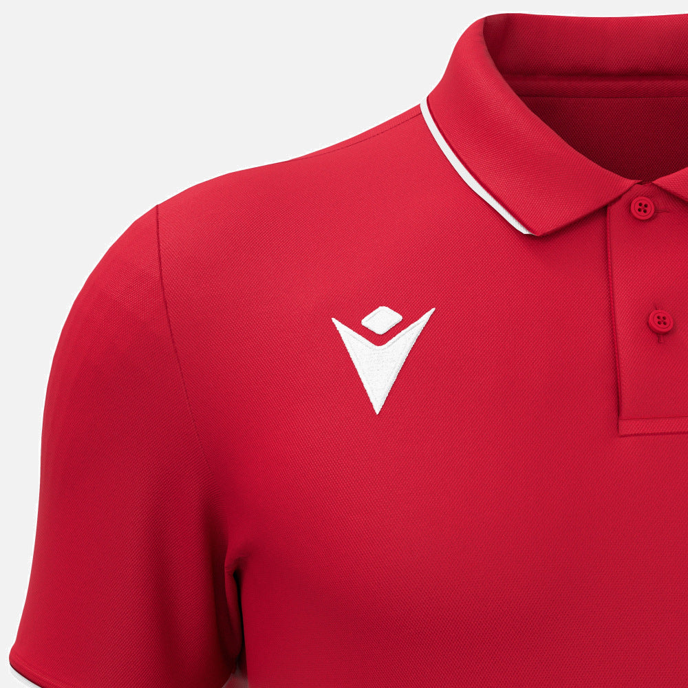 Macron DRACO Hero Polo Red